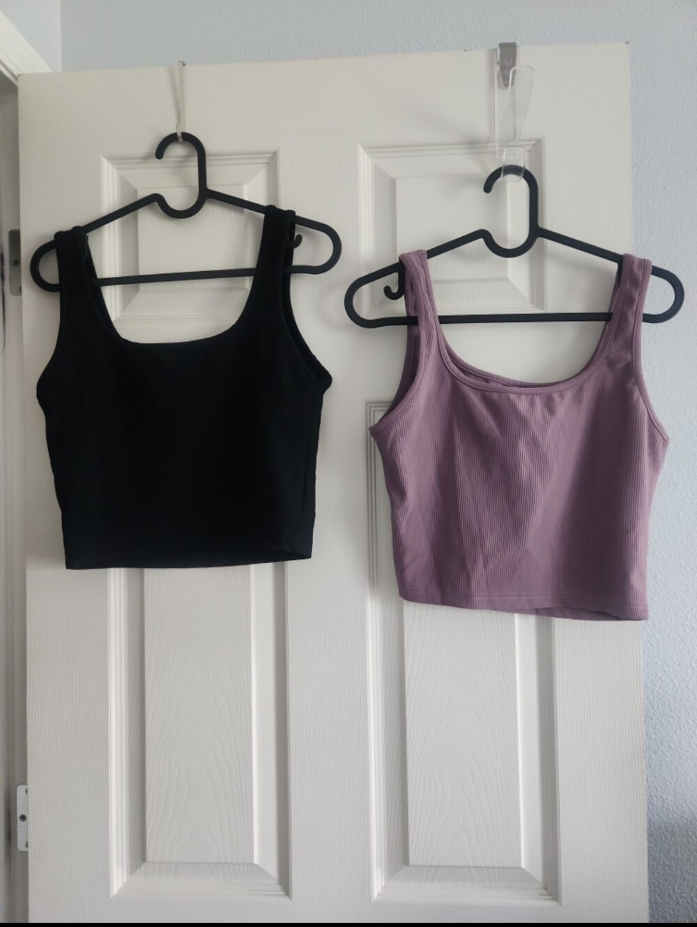 Two Ribbed Crop Tops
